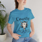 "Country Mama" Unisex Jersey Short Sleeve Tee