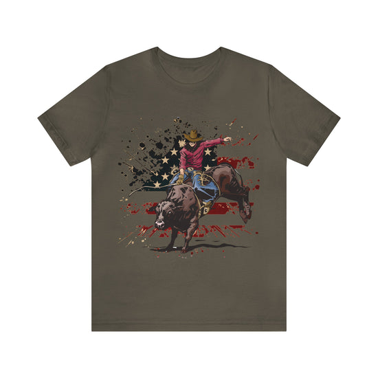 "Bull Riding" Short Sleeve Tee