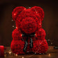 Artificial Flowers Teddy Rose Bear