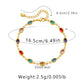 Colorful Acrylic Oval Beads Bracelet