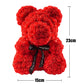 Artificial Flowers Teddy Rose Bear