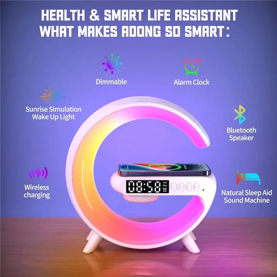 Multifunction Wireless Charger RGB Speaker Lamp