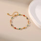 Colorful Acrylic Oval Beads Bracelet