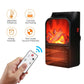 Mini Electric Wall-outlet Flame Heater