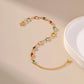 Colorful Acrylic Oval Beads Bracelet