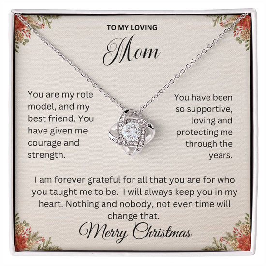 To My Loving Mom | Love Knot Necklace