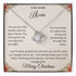 To My Loving Mom | Love Knot Necklace