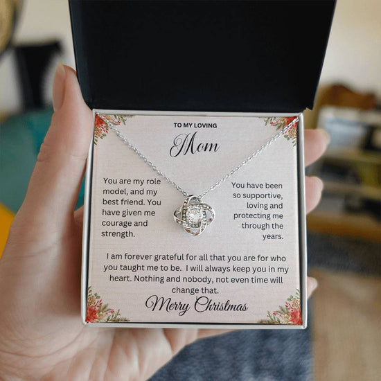 To My Loving Mom | Love Knot Necklace